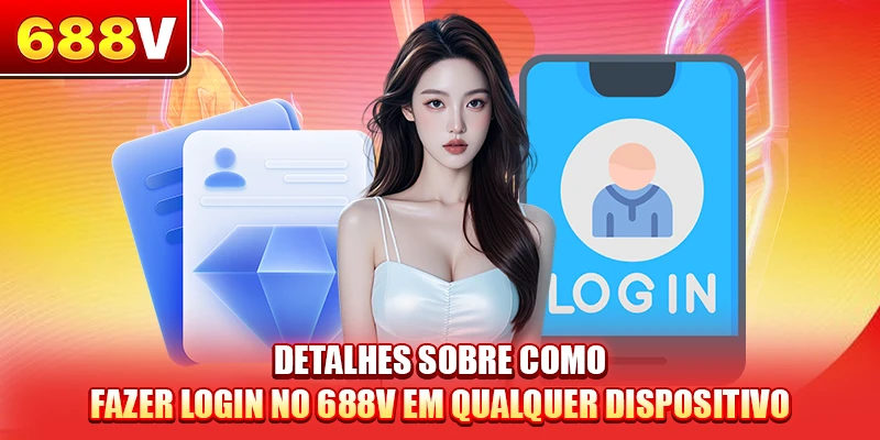 Detalhes sobre como fazer login no 688V em qualquer dispositivo