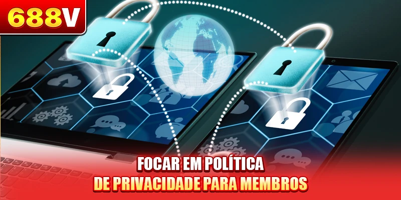 Focar em política de privacidade para membros
